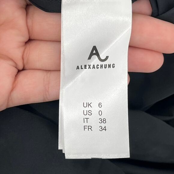 Alexa Chung Dress 6 Black Strapless Homecoming - Picture 7 of 9